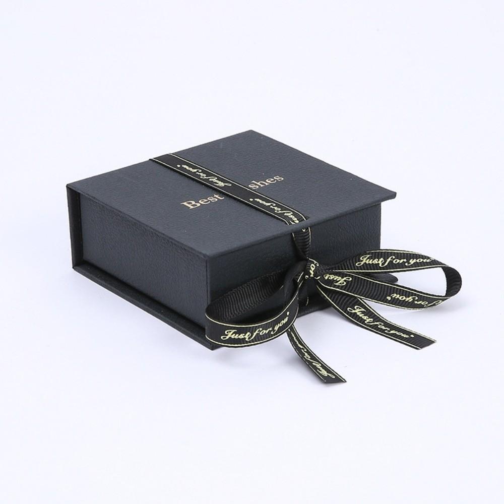 Paper Bowknot Ribbon Ring Earring Storage Case High-end Jewelry Packaging Case Jewelry Box