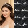 Simple Design Wedding Bride Crown Crystal Rhinestone Princess Crown  Wedding Ceremony