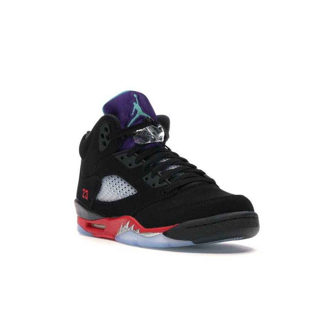 Детские кроссовки Air Jordan 5 Retro GS Top 3 Black Fire-Red Grape-Ice CZ2989-001