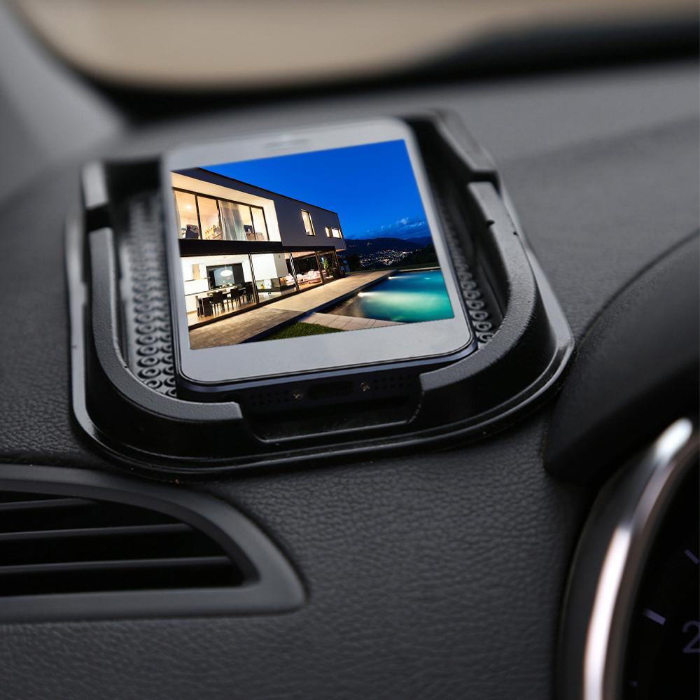 Car Phone Holder Silione Anti skid Multifunction Phone Stand Mat for Dashboard Multi purpose Car Storage Holder for
