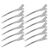 12pcs Duckbill Clip Professional Stainless Steel Home Salon Portable Hair Sectioning Clip Styling