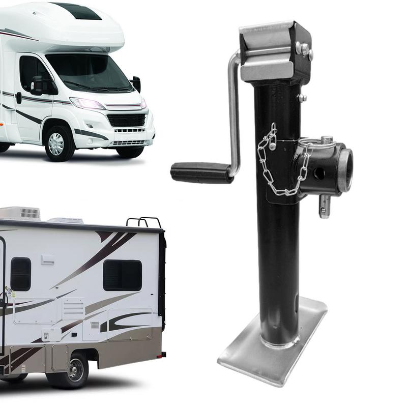 Домкраты для прицепов RV 2000/5000 фунтов 10/15 дюймов с верхним ветром, вертикальный, регулируемая высота, подставка для подъема и опускания, опорная ножка