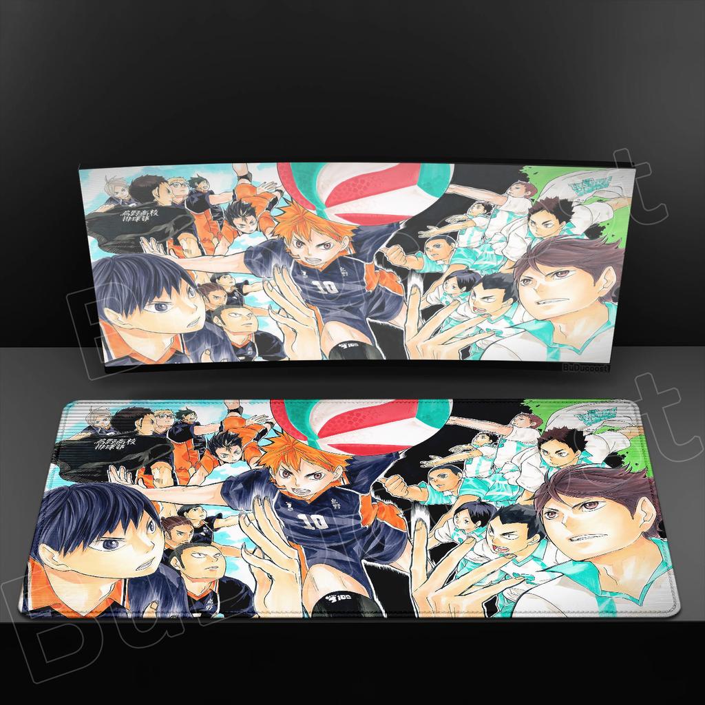 Новый Коврик для мыши Haikyuu Резиновый Ковер Настольный коврик для ПК Игровой стол Подставка под ноутбук XXL Нескользящий Коврик для компьютерной клавиатуры Офисный Настольный коврик
