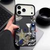 Leopard Star Disco Ball Pattern Case For iPhone 17 Pro Max iPhone 16 Pro Max 15 14 13 12 11 16E Air Luxury Leather Texture Silicone Cover