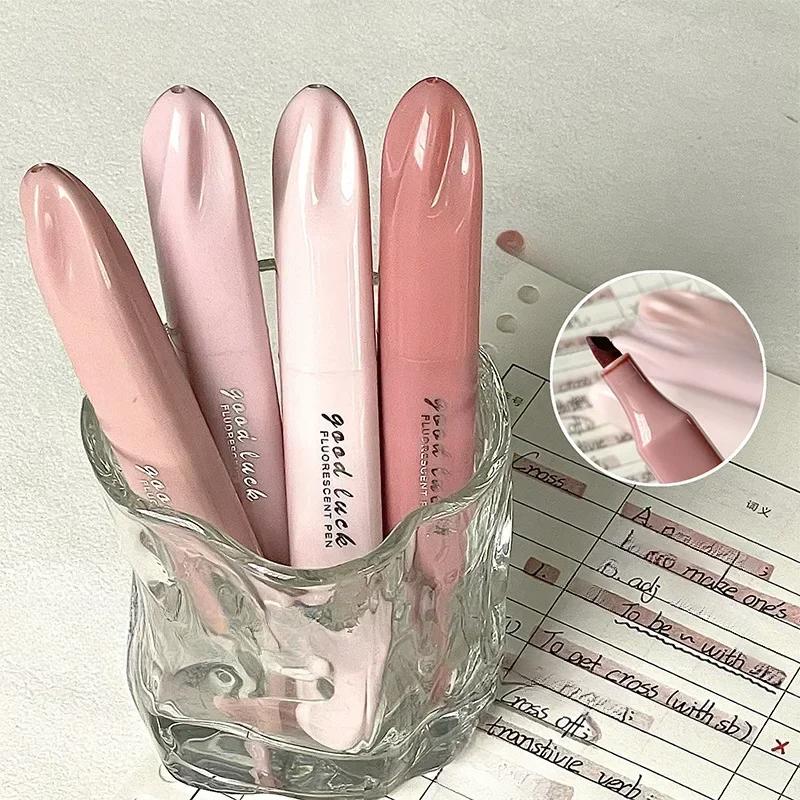 4 шт./набор Morandi градиентный цветной маркер Ins красивый маркер студенческий альбом блокнот маркер ручка кавайные канцелярские принадлежности