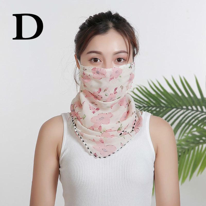Summer Sunscreen Mask and Scarf UV Protection Sun Protection Neck Mask Summer Riding Scarves Veil Ch
