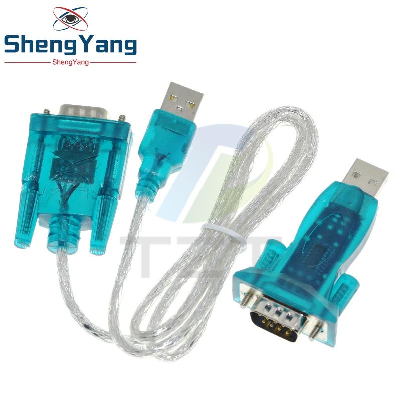 TZT 1/2/5 шт. HL-340 Новый USB-адаптер в COM-порт RS232 Серийный адаптер для КПК FT232 9-контактный DB9 поддержка WIN7 Совместимый CH340