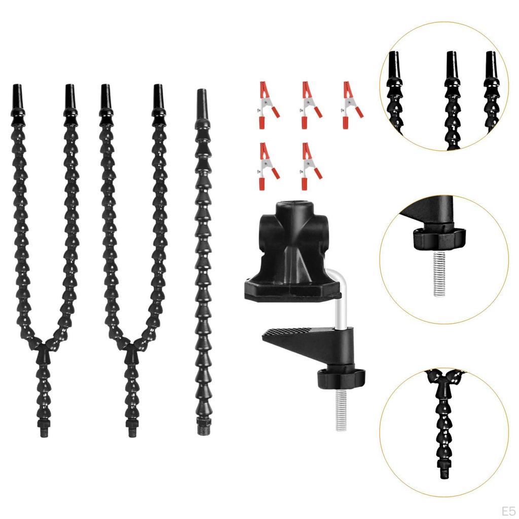 Adjustable Clamp Clips with Flexible Arms for Soldering Tasks