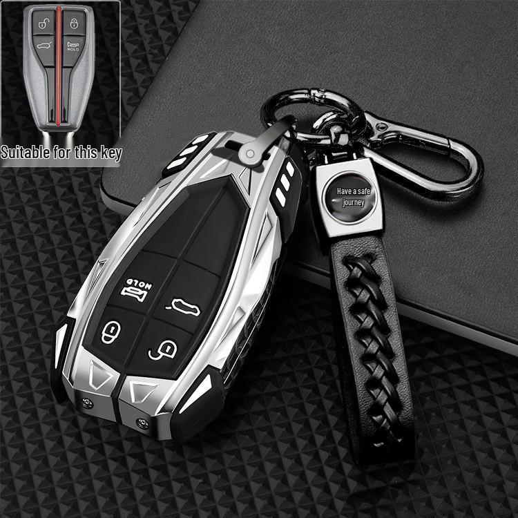 2022 Hongqi HS5/HS7/H9 Qixiang Edition Men's Mecha Key Case Cover