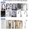 Faucet Shower Rod Assembled Kitchen Washing Sponge Holder Faucet Caddy Shower Soap Basket,Bright Silver Color