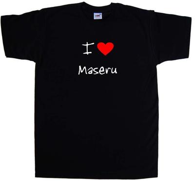 I Love Heart Maseru T-Shirt