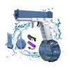 Игра с водой, электрический автоматический водяной пистолет непрерывного запуска, игрушечные пистолеты высокого давления, весна-лето, для взрослых мальчиков и девочек