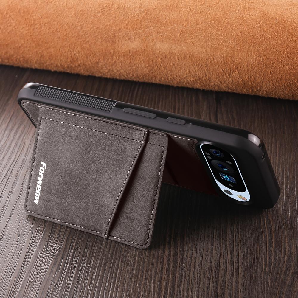 Для Google Pixel 9 8 Pro XL 8A 9A Чехол Ретро PU кожа Слот для карт Ударопрочная Подставка Задняя крышка