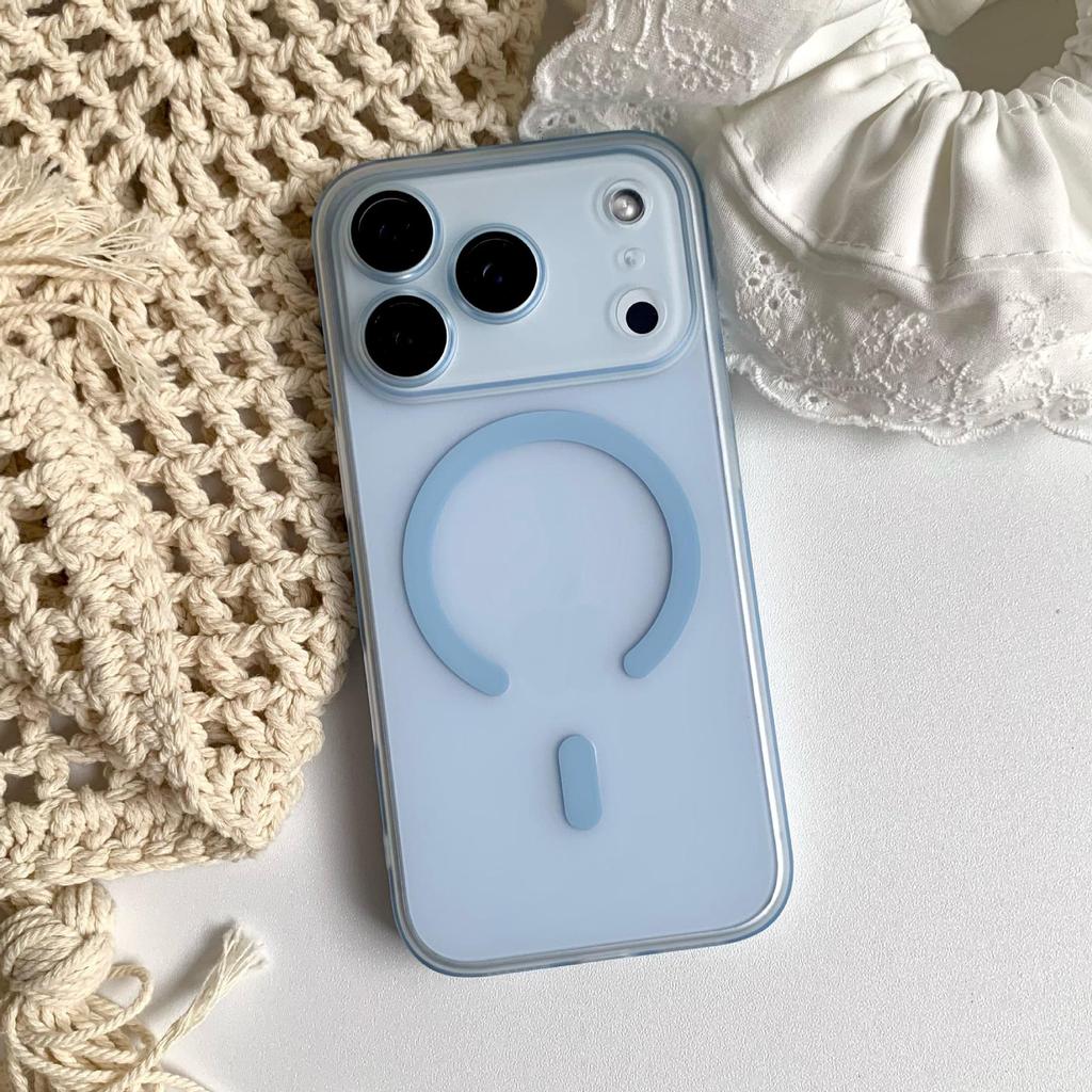 Ультратонкий матовый чехол с магнитом для iPhone 17/16/15/14 - Точная посадка, Полное покрытие