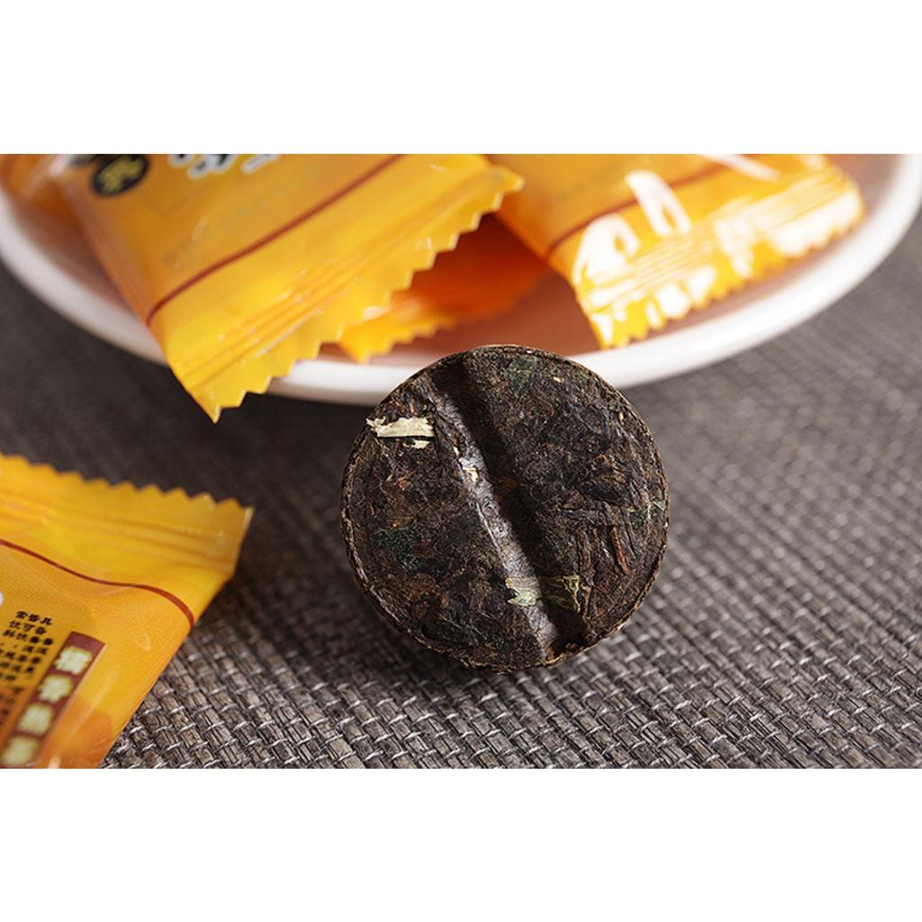 Чай Юньнань Пуэр Jindian восковой ароматный чай Xiaotuo конфетный бумажный спелый чай 500г