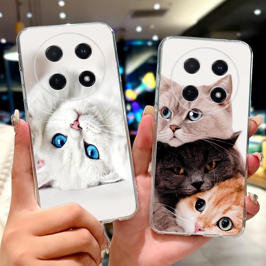 Для Huawei Nova 13i 12i Чехол Милое Животное Тигр Лев Дракон Мультяшная Крышка Телефона На Nova13i Nova12i Мягкий Силикон Прозрачные Чехлы