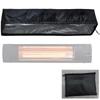 New 420D Oxford Black Wall Mounted Patio Heater Cover Waterproof Infrared Heater Protector Patio Heater Cover with Drawstring