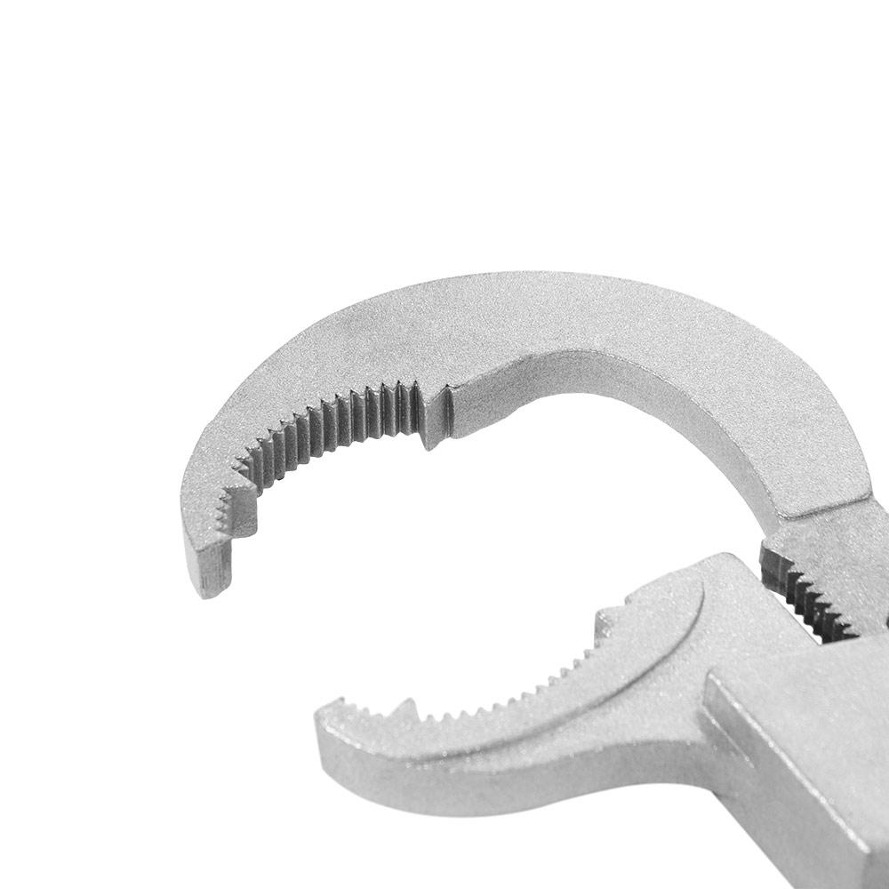 4 in 1 Adjustable Faucet Wrench 80mm Large Opening Sink Plumbers Wrench Narrow Sewer Water Pipe