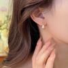 Серьги-подвески из стерлингового серебра S925 с покрытием 18 карат золотом, с цирконами в форме капли - Женские высококачественные серьги-подвески с изысканным дизайном