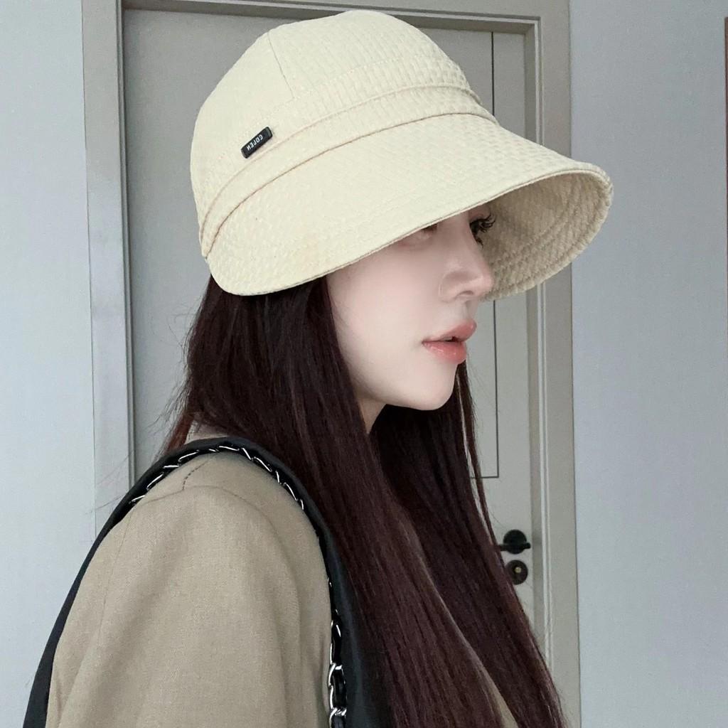 Polyester Women Uv Protection Sun Hat With Wide Brim For Spring Summer Outdoors