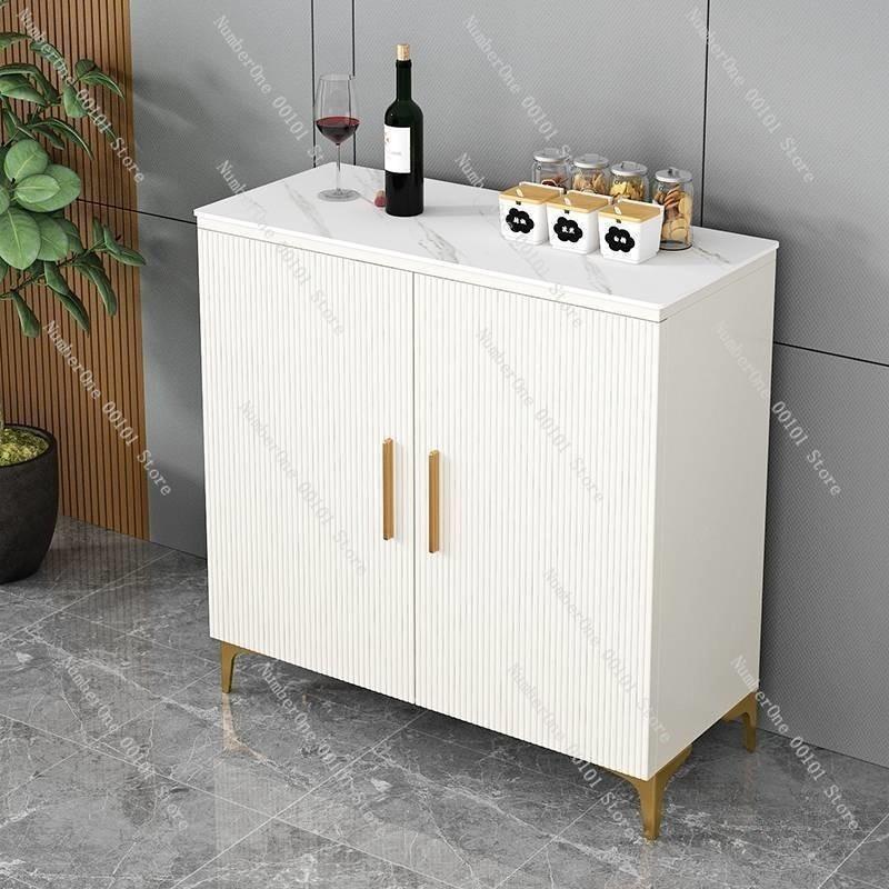 Новый sideboard в стиле легкой роскоши из каменной плиты, чайный шкаф для гостиной, винный шкаф, многофункциональный настенный кухонный шкаф