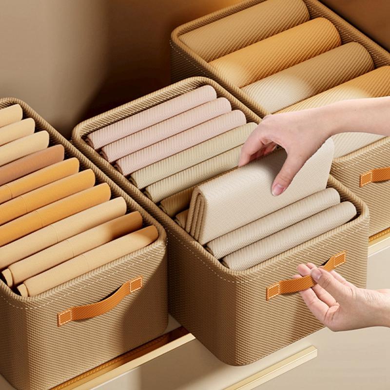 Thicken Clothes Organizer Pants Sweater Storage Cabinets Drawers Organizer Jeans Storage Box Wardrobe Clothes Storage Organizers