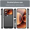 For Cover Xiaomi 17 Pro Case For Xiaomi 17 Pro Max Shockproof Anti-knock Silicone Carbon Fiber Back Case For Xiaomi 17 Pro Case