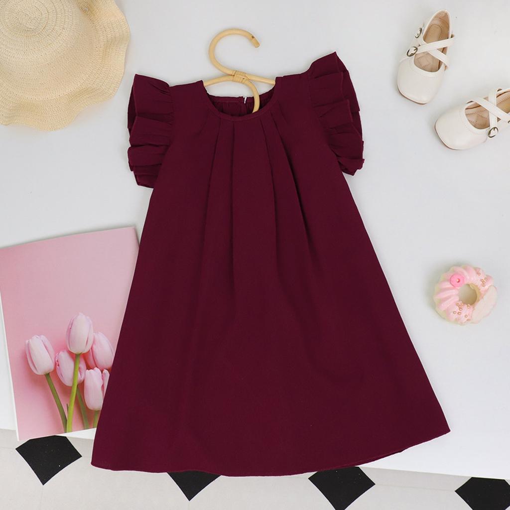 Детская юбка, кружевная юбка принцессы, платье с маленькими рукавами-крылышками