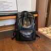 Винтажный Рюкзак из ПУ для Мужчин Женщин Повседневный Daypack Дорожный Школьный Сумка с Множеством Карманов