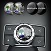 For Mercedes Benz 29mm Car Central Control Multimedia Button Cover Trim Knob Sticker For Mercedes Benz AMG GLC C CLA GLA W205 W2