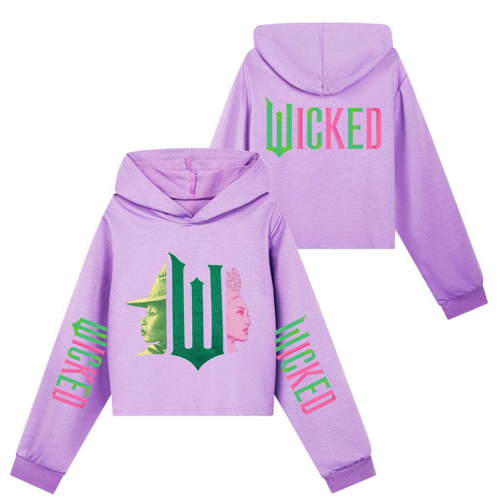 Детский пуловер с длинным рукавом, свободного кроя, с капюшоном и принтом в виде букв