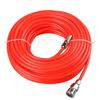 PLEAVIT Urethane Air Hose, Inner Diameter 8mm, Outer Diameter 12mm, with Coupler, for Airbrushes (20m)