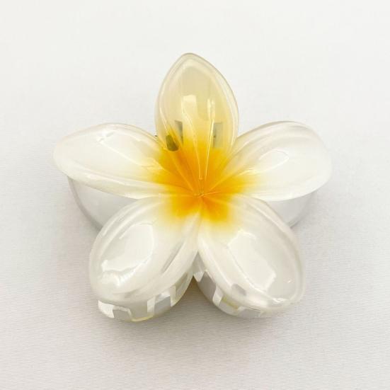 3/6 шт., заколка для волос в форме цветка для девочек, градиентный цвет, заколка для волос с противоскользящими зубцами, заколка для волос в виде акулы, аксессуары для волос