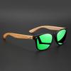 Новые модные солнцезащитные очки в стиле ретро, под бамбук, классические винтажные Uv400, унисекс, повседневные, для улицы, солнцезащитные очки