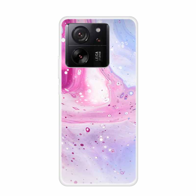 Для Xiaomi 13T 13 T pro Прозрачный силиконовый чехол Для Funda Redmi K60 Ultra Чехол для телефона ТПУ Прозрачные чехлы Мраморный мягкий чехол-оболочка