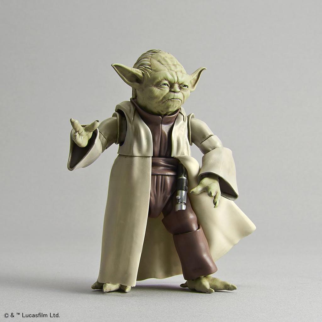 BANDAI SPIRITS Star Wars Yoda Plastic Model Package 1/6 Color-coded (new Version)