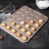 Противень для выпечки из углеродистой стали с 35 отверстиями Коврик для выпечки макарон с антипригарным покрытием Формы для выпечки Посуда для выпечки в духовке Противень для десертов Форма для торта