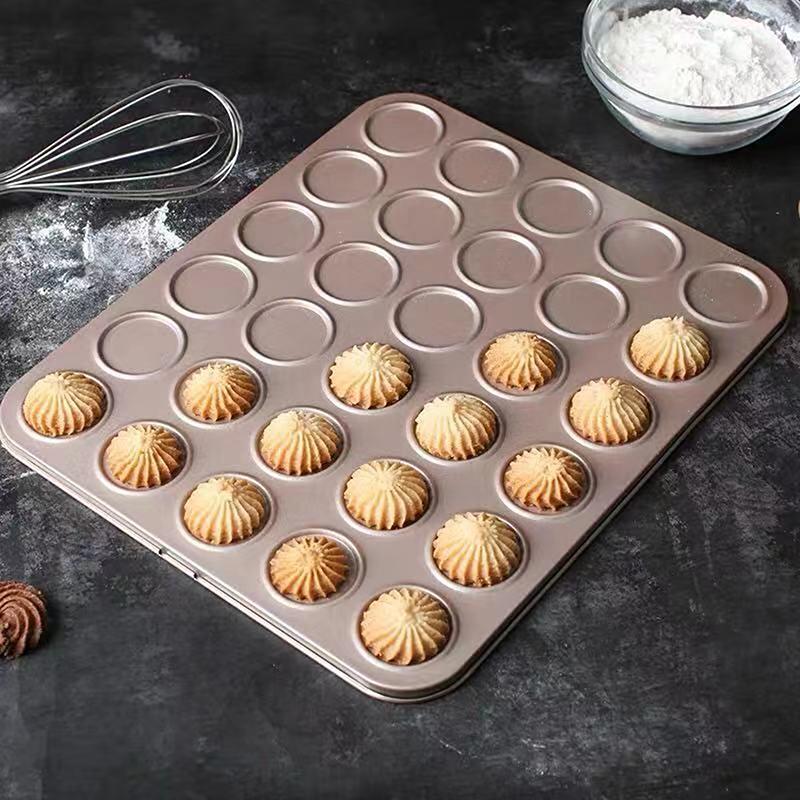 Противень для выпечки из углеродистой стали с 35 отверстиями Коврик для выпечки макарон с антипригарным покрытием Формы для выпечки Посуда для выпечки в духовке Противень для десертов Форма для торта
