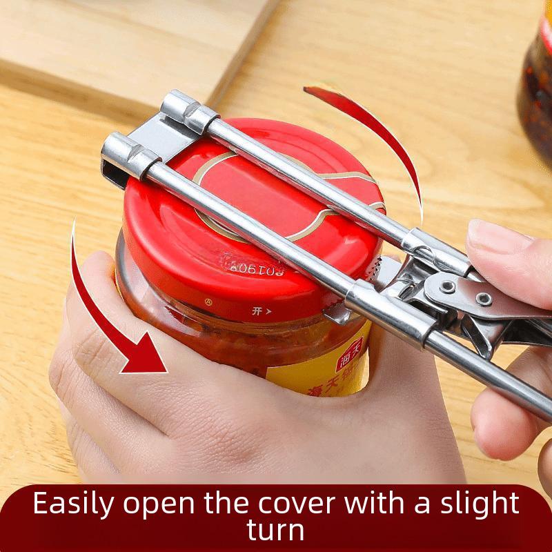 Вращающаяся ручная открывалка для бутылок для легкого закручивания и открывания бутылок, банок и винтовых крышек