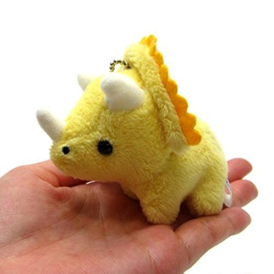 Jurassie Dinosaur Keychain Triceratops