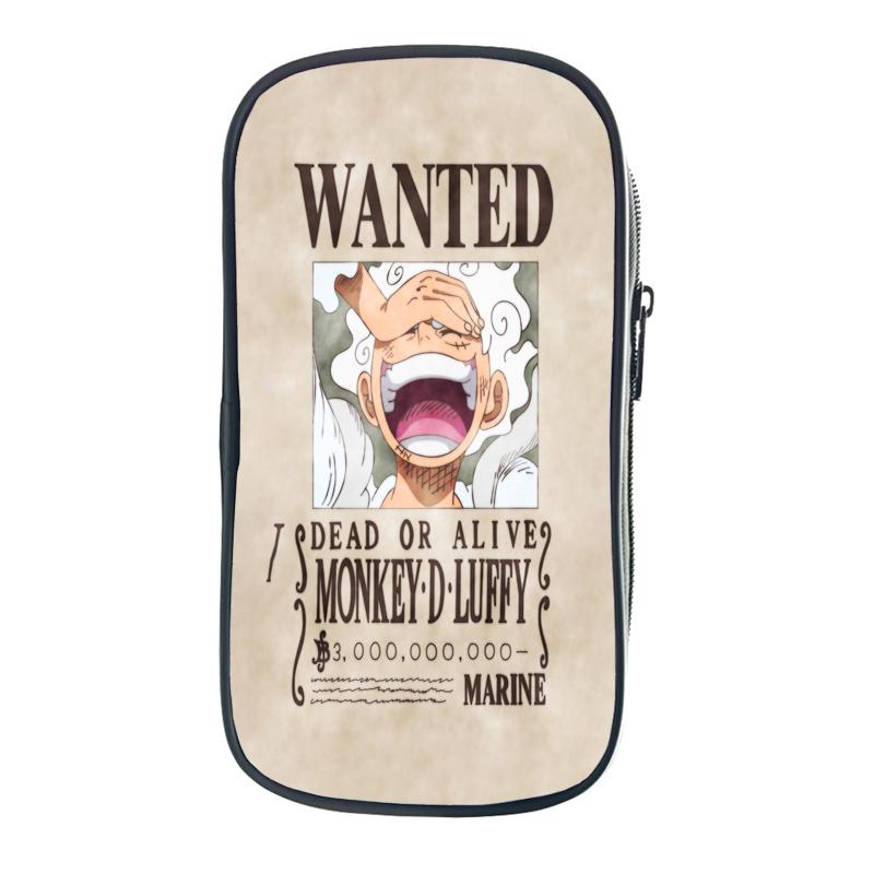 Цельная сумка-карандаш Зоро Луффи Чоппер Эйс, школьные чехлы для юридических школ, кавайная сумка-держатель для канцелярских принадлежностей, чехол для ручек, школьные принадлежности для студентов