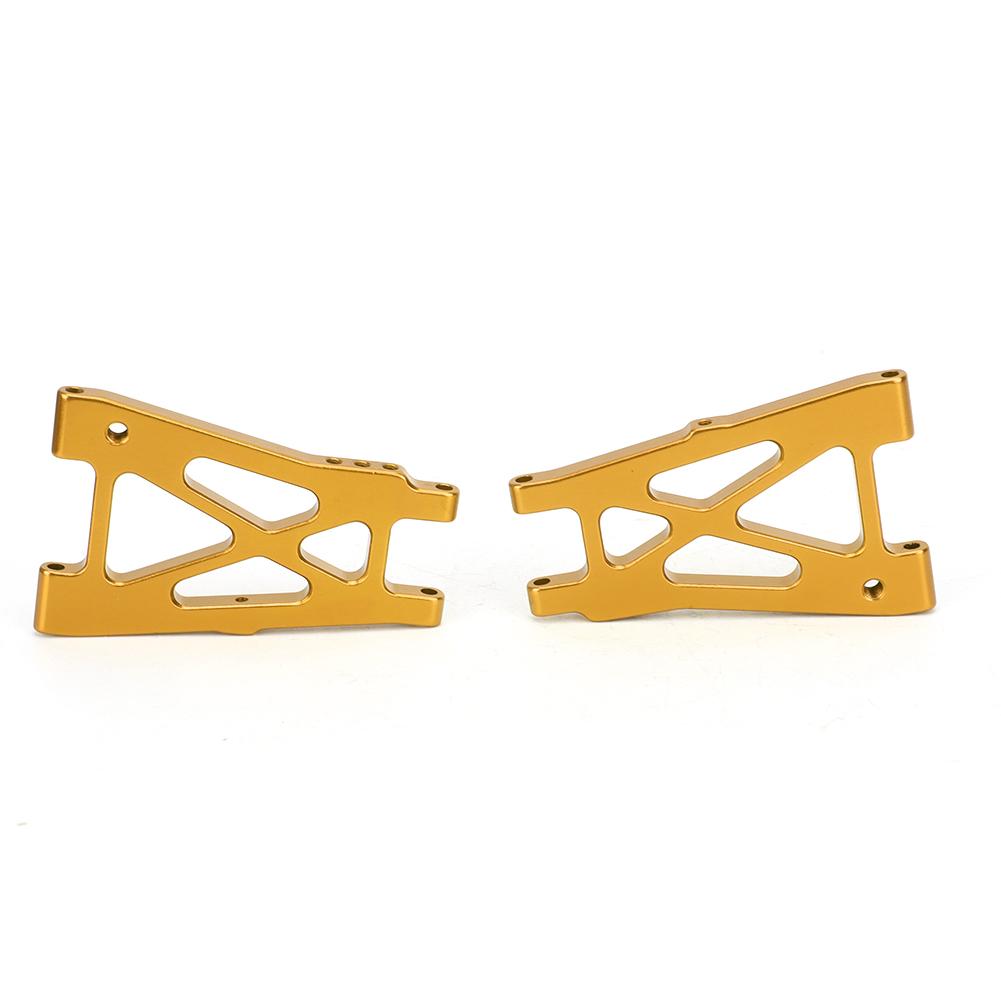 2PCS Aluminum Alloy Rear Lower Swing Arm Fit for 4 Optima 1Celsius10 RC Off Road Vehicle(Blue )