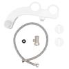 Bidet Attachment with Dual Nozzles Non Electric 7/8 Copper Tee Self Cleaning Water Bidet for