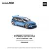 POP RACE 1/64 Civic PANDEM CIVIC EG6 Покрытый Синий PR640206 Модель Автомобиля из Сплава