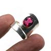 Pink Rubellite Gemstone 925 Sterling Silver Jewelry Handmade Ring Gift For Wife RR-2-10