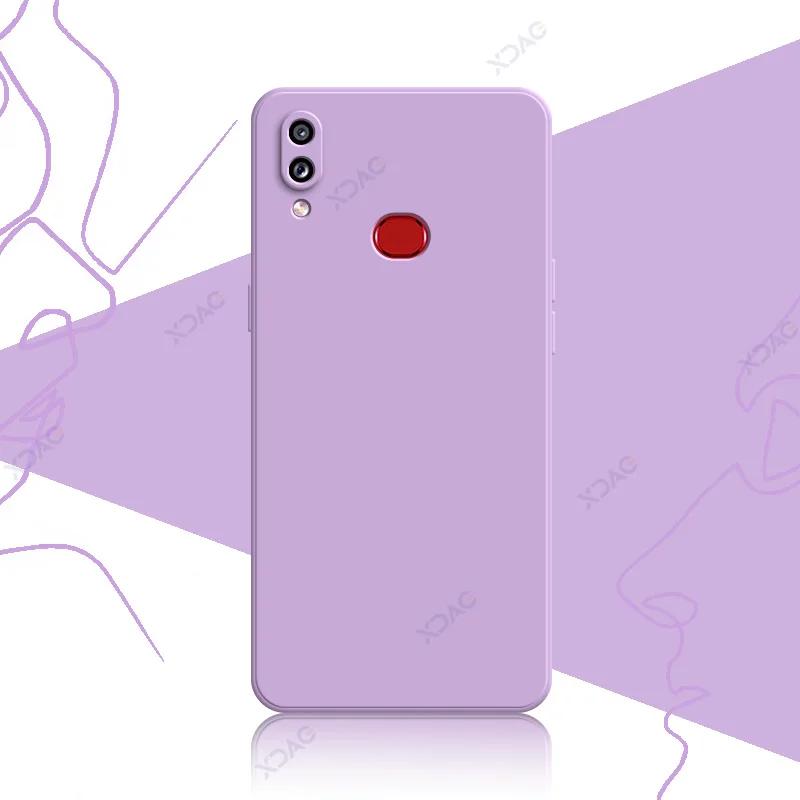 Квадратный жидкий силиконовый чехол для Samsung Galaxy A10S M10S SamsungA10S SamsungM10S Полная мягкая защита телефона Защитные сумки