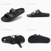Fashion Shevalues Summer Flat Slippers For Women Men 2025 New Thick Sole Sandals With Double Buckle Fashoin Outdoor Antiskid Beach Slide