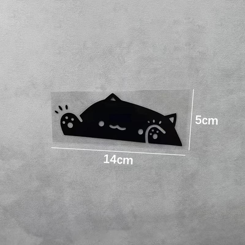 Симпатичные наклейки для автомобиля с котом, закрывающие царапины, украшения автомобиля, наклейки на окна, лазерная наклейка на окно автомобиля, Настенный декор, грузовик, автомобиль