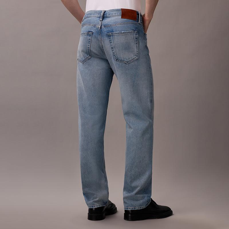 CALVIN KLEIN SS25 Jeans Men's UR1 Denim Light Blue 4LB747G