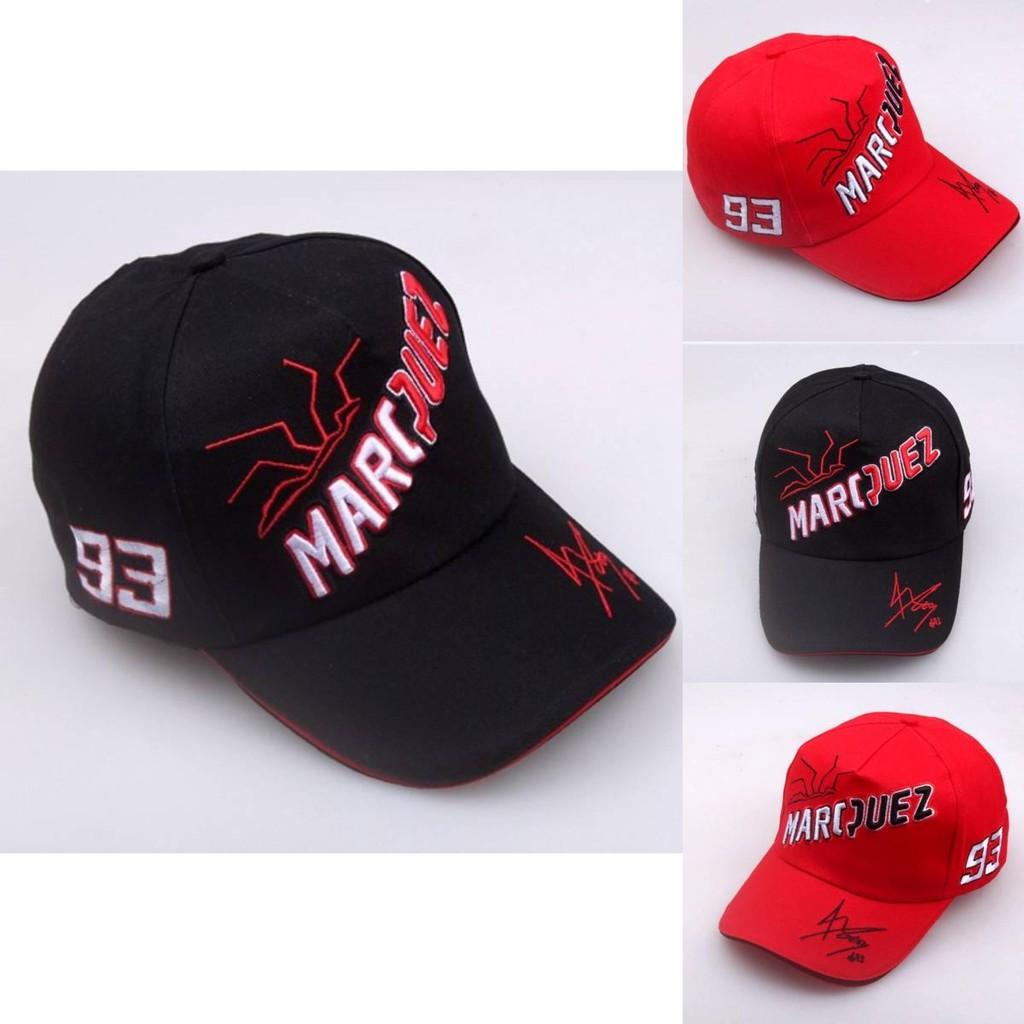 Black And Red Marc Marquez 93 Baseball Cap For Outdoor Sports